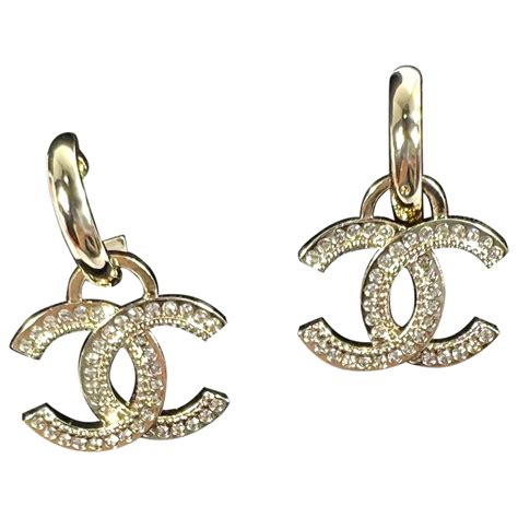 cheap chanel earrings|pre owned chanel earrings.